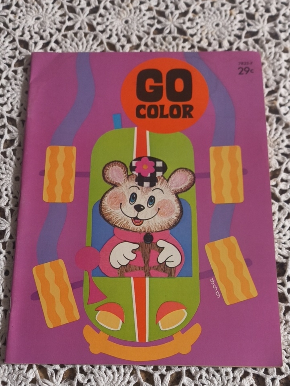Vintage 1969 Go Color Kids Coloring Book